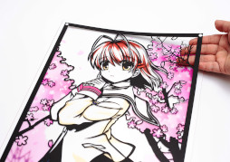 画像ギャラリー No.004のサムネイル画像 / 「CLANNAD」,古河 渚の切り絵“渚のキリトリエ”が登場。10月28日予約受付開始