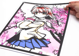 画像ギャラリー No.005のサムネイル画像 / 「CLANNAD」,古河 渚の切り絵“渚のキリトリエ”が登場。10月28日予約受付開始