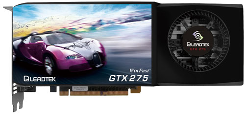 画像集#001のサムネイル/Leadtek,リファレンス準拠のGeForce GTX 275搭載カードを発表