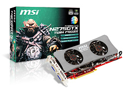 画像集#002のサムネイル/MSI,冷却性能重視型クーラー搭載のOC版GTX 275カードを発表