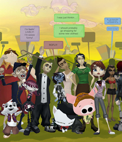 画像集#001のサムネイル/今度は3D仮想空間。Google新サービス「Lively」を公開