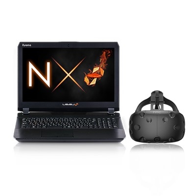画像ギャラリー No.002のサムネイル画像 / GTX 1060 6GB搭載の15.6型ノートPCとHTC製VR HMD「Vive」のセット品がLEVEL∞から