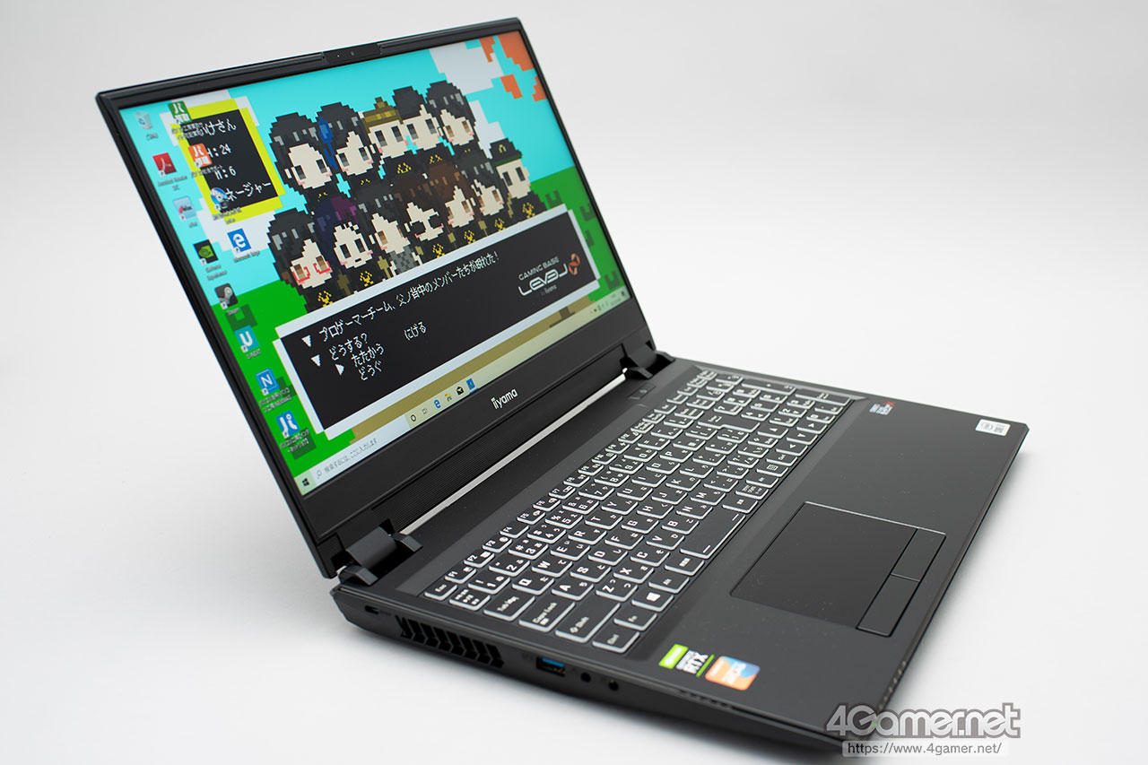 LEVEL∞のノートPC「LEVEL-15FR103-i7-TOXX-FB」は,eスポーツ系から