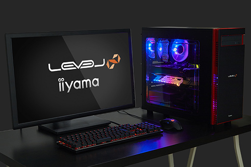 画像ギャラリー No.001のサムネイル画像 / ユニットコム,LEDで彩ったゲーマー向けPC「LEVEL∞ RGB Build」を発売