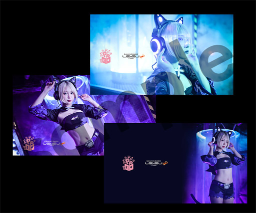 画像ギャラリー No.002のサムネイル画像 / LEVEL∞,コスプレイヤー「篠崎こころ」さんコラボの光るゲームPCを発売