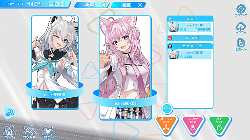 画像ギャラリー No.002のサムネイル画像 / ホロライブのタレントで3対3のターン制バトル。「ホロすと！」体験版をSteamで本日配信。開発中のフルバージョンを期間限定で公開