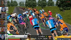 画像集#006のサムネイル/連載「PCゲームを持ち出そう！」。第57回はスポーツシミュレーション「Pro Cycling 2008 - Tour de France」のPSP版を紹介
