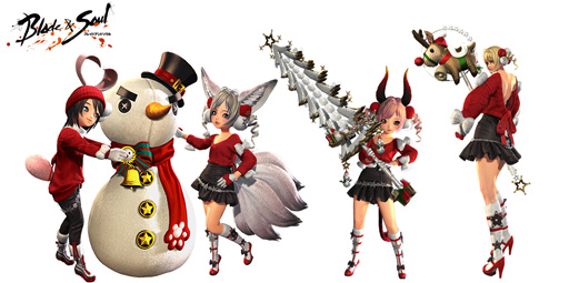 画像ギャラリー No.006のサムネイル画像 / 「ブレイドアンドソウル」,「鬼剣」実装記念イベントが開催中。無料パッケージと新作クリスマス衣装が登場