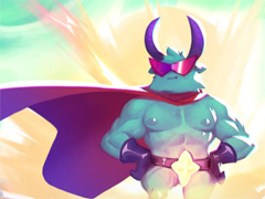 イメージは「パワーレンジャー」。サンパウロのデベロッパが作る，とにかく派手なローグライク「Super Tacky Astro Ranger - S.T.A.R.」