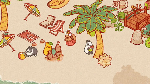 画像ギャラリー No.006のサムネイル画像 / Steam版「うさぎしま」,10月29日に発売。うさぎたちが遊びに来たくなるような島を作り上げていく癒し系ゲーム
