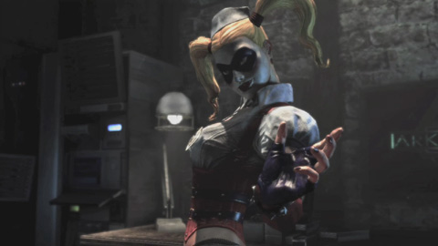 画像集#001のサムネイル/「Batman:Arkham Asylum」の最新ムービーは,バットマン対ハーレイ・クイン