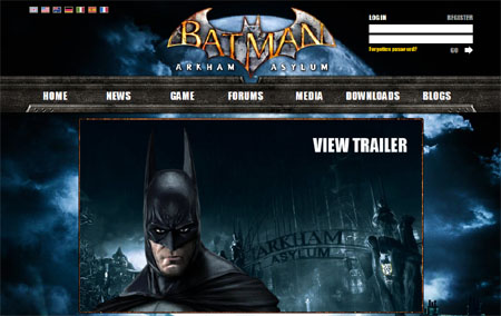 画像集#001のサムネイル/バットマンが宿敵ジョーカーと対決する,「Batman:Arkham Asylum」の公式サイトがオープン