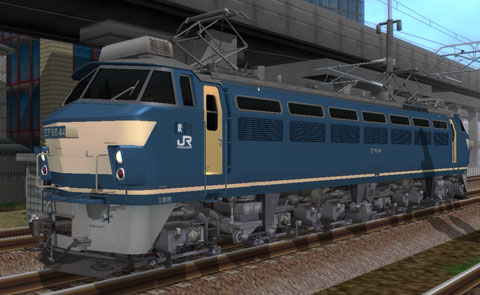 画像集#001のサムネイル/「鉄道模型シミュレーター オンライン」,電気機関車「EF66」登場
