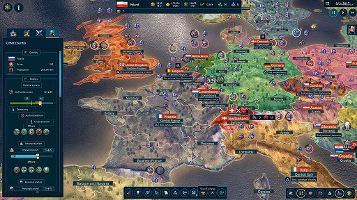 画像ギャラリー No.002のサムネイル画像 / 国家運営ストラテジー最新作「Realpolitiks 4: Back to the Roots」の開発が発表。160か国以上から国家を選び，自国の未来を切り開け