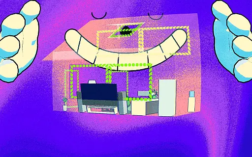 画像ギャラリー No.008のサムネイル画像 / 巨人になって建物を揺すり,人や家具を外に出す。直感的な気持ちよさが魅力の「CLEAN UP GIANT」を体験してきた