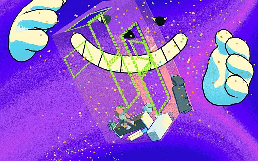 画像ギャラリー No.009のサムネイル画像 / 巨人になって建物を揺すり,人や家具を外に出す。直感的な気持ちよさが魅力の「CLEAN UP GIANT」を体験してきた
