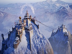 切り立つ崖に都市を築く「Laysara: Summit Kingdom」，PS5 / Switch向けパッケージ版を2027年2月4日に発売。雪崩対策や物流網の構築が重要