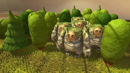 画像ギャラリー No.003のサムネイル画像 / 「PixelJunk モンスターズ」をテーマとしたPS Home用の家具が配信開始に