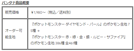 画像ギャラリー No.009のサムネイル画像 / 「ポケモンシャツ」,“ダイヤモンド・パール”に登場するポケモンの柄,第3弾が登場