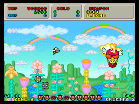 システム16向けにアップグレードされた ファンタジーゾーンii の体験版をup