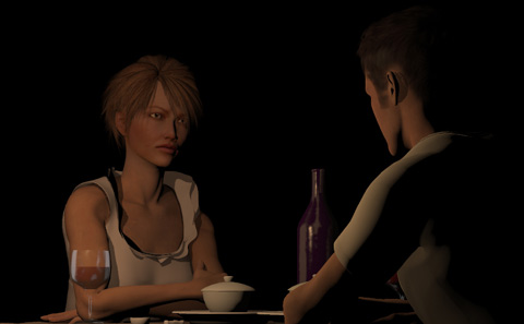 画像集#001のサムネイル/失われた記憶を求めて旅立つADV「Three Cards to Midnight」,5月6日に発売