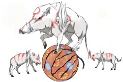 画像ギャラリー No.004のサムネイル画像 / 「大神」冒険には欠かせない特別な力“筆しらべ”の紹介動画第2弾を公開