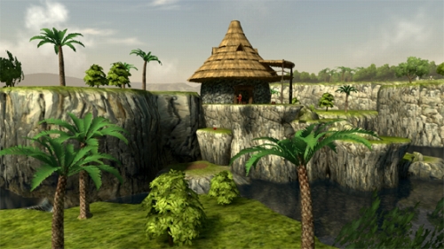 画像ギャラリー No.004のサムネイル画像 / ハドソン,PlayStation Home向け「PC原人式住居」を配信中