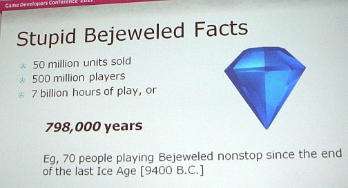 ꡼ No.008Υͥ / GDC 2011ϥ奢륲ͺPopCap GamesBejeweledפǤޤǡǥҥåΥѥ륲ϡɤΤ褦ˤƺ줿Τ