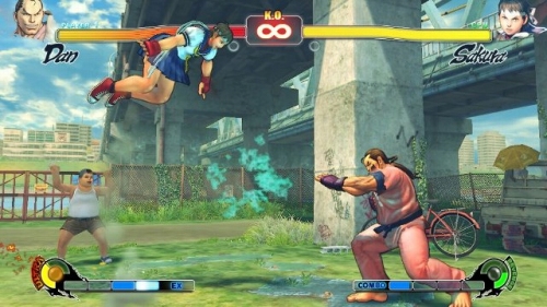 画像集#028のサムネイル/X360/PS3版「ストリートファイターIV」,フェイロンとダンのスクリーンショットを公開