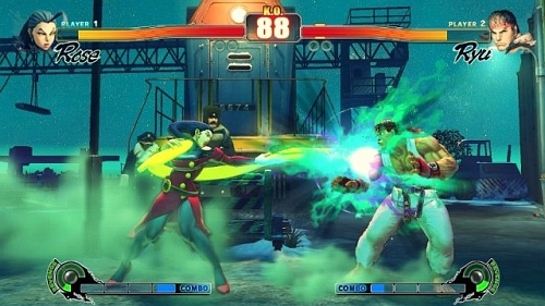 画像集#003のサムネイル/X360/PS3版「ストリートファイターIV」,追加キャラ“ローズ”の必殺技を紹介