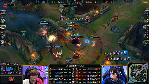 画像ギャラリー No.010のサムネイル画像 / 「LoL」のプロリーグ,「LJL Summer Split 2018」がついに開幕。初日から熱戦が繰り広げられた,開幕戦をレポート