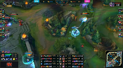 画像ギャラリー No.003のサムネイル画像 / 「LJL 2019 Spring Split」Week5レポート。常勝無敗のDFMとUSGが大激戦,Yutapon選手のスーパープレイが光る