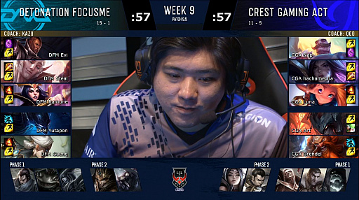 画像ギャラリー No.009のサムネイル画像 / 「LJL 2019 Spring Split」Week9の模様をレポート。DetonatioN FocusMeのプレイオフ決勝進出が決定