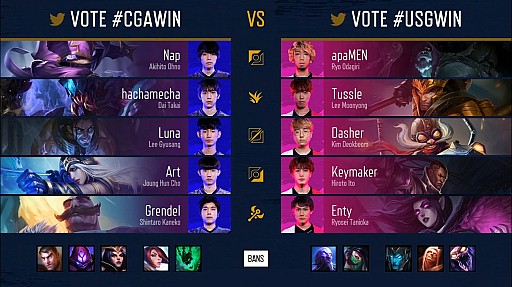 ���������꡼ No.020�Υ���ͥ������ / �֥꡼�������֡��쥸����ɡפι���ץ��꡼����LJL 2019 Spring Split�ץץ쥤���� ���ߥե����ʥ� ��ݡ��ȡ�USG��3Ϣ����CGA�򲼤�