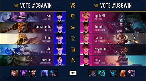 ���������꡼ No.021�Υ���ͥ������ / �֥꡼�������֡��쥸����ɡפι���ץ��꡼����LJL 2019 Spring Split�ץץ쥤���� ���ߥե����ʥ� ��ݡ��ȡ�USG��3Ϣ����CGA�򲼤�