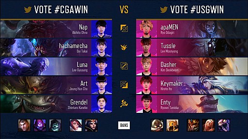 ���������꡼ No.022�Υ���ͥ������ / �֥꡼�������֡��쥸����ɡפι���ץ��꡼����LJL 2019 Spring Split�ץץ쥤���� ���ߥե����ʥ� ��ݡ��ȡ�USG��3Ϣ����CGA�򲼤�