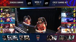 画像ギャラリー No.014のサムネイル画像 / 「LJL 2019 Summer Split」Week2 レポート。V3がDFMを下し,CGAとともに全勝で首位に