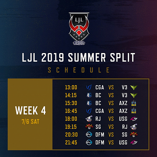 画像ギャラリー No.006のサムネイル画像 / 7月6日に開催される「LJL 2019 Summer Split」Week4見どころ。V3とCGAの無敗同士が直接対決,その命運を握るのは?