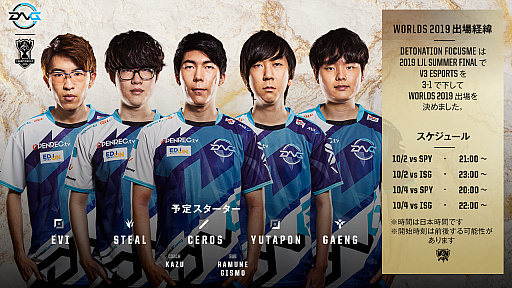 画像ギャラリー No.001のサムネイル画像 / 「LoL」,国際大会「2019 World Championship」が開幕。大会全試合の日本語LIVE放送が決定