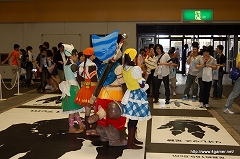 画像ギャラリー No.004のサムネイル画像 / 次長課長の井上 聡さんらが出演したステージイベントなどで大いに盛り上がった,「モンスターハンターフェスタ’09」大阪大会レポートその2