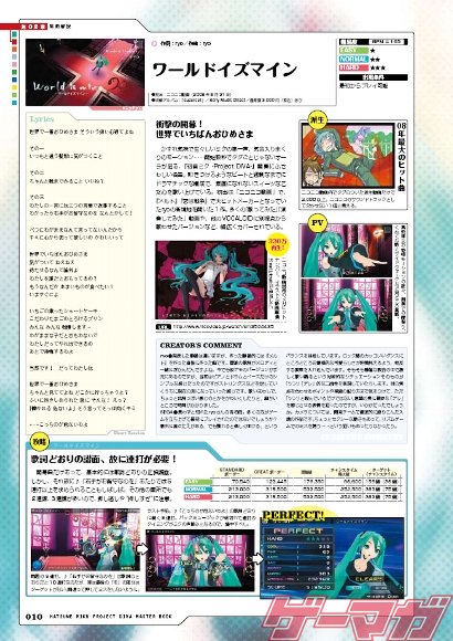 画像ギャラリー No.003のサムネイル画像 / 愛情だだ漏れの永久保存版! 初音ミクの公式ファンブック「初音ミク -Project DIVA- マスターブック」をゲーマガ編集長が熱く語る