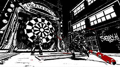 画像ギャラリー No.009のサムネイル画像 / モノトーンの世界でただ血の色だけが赤い。スパイク,海外で話題の問題作「MADWORLD」を2009年冬に発売