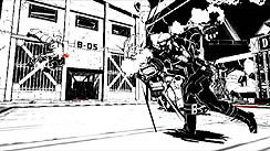 画像ギャラリー No.014のサムネイル画像 / モノトーンの世界でただ血の色だけが赤い。スパイク,海外で話題の問題作「MADWORLD」を2009年冬に発売