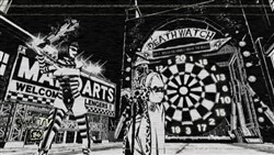 画像ギャラリー No.015のサムネイル画像 / 「MADWORLD」デスウォッチの人気コーナー「ブラッドバス・チャレンジ」や司会を務めるキャラクター達の情報をお届け