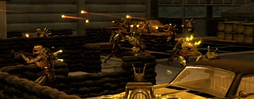 画像集#007のサムネイル/シングル/マルチ共に大きくパワーアップ。最大60人対戦も可能なPS3用FPS「RESISTANCE 2」のプレイレポートを掲載