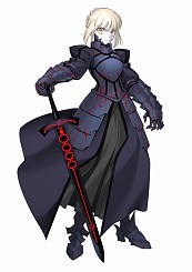 画像ギャラリー No.018のサムネイル画像 / 「フェイト/アンリミテッドコード」,PS2版追加キャラ“セイバーオルタ”のプレイムービーをアップ&主要キャラ4人を紹介