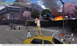 画像集#004のサムネイル/“弱い”主人公だからこそ体感できる,等身大の恐怖と喜び。PSP「絶体絶命都市3 −壊れゆく街と彼女の歌−」レビュー