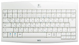 画像集#002のサムネイル/任天堂オフィシャルライセンス取得の「ロジクール ワイヤレス Wii キーボード」が発売