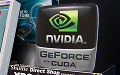 画像集#019のサムネイル/CUDAをアピールするNVIDIAのイベント開催,注目は小型GeForce 9800 GTX+カードとDVD&ストリームビデオの高画質化