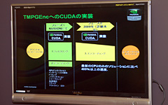 画像集#025のサムネイル/CUDAをアピールするNVIDIAのイベント開催,注目は小型GeForce 9800 GTX+カードとDVD&ストリームビデオの高画質化